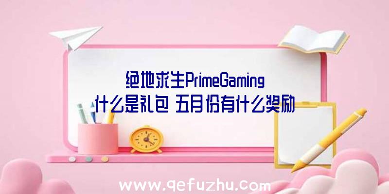 绝地求生PrimeGaming什么是礼包